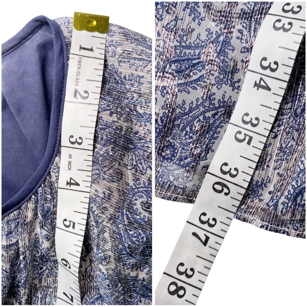 Kobi Halperin Adonia Metallic Print Silk-Blend Midi Dress - Picture 12 of 14